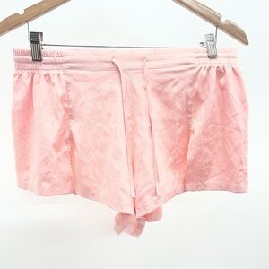 Savage X Fenty Pink Satin Sleep Shorts